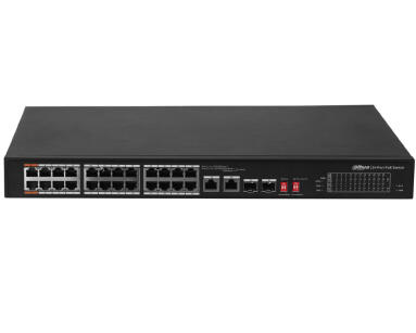 PFS3226-24ET-240 - Switch przemysłowy PoE, 28-portowy, 19'', Combo - DAHUA | PFS3226-24ET-240