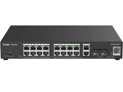 RG-ES220GS-P - Switch gigabitowy PoE 16+2, 2x SFP, zarządzalny, 250W - Reyee by Ruijie | RG-ES220GS-P