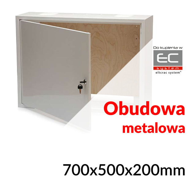 TPR-8 - Obudowa metalowa 700x500x200mm | R90553