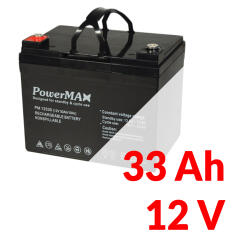 PM 12330 - Akumulator PowerMAX 33Ah 12V - MaxBat | PM 12330