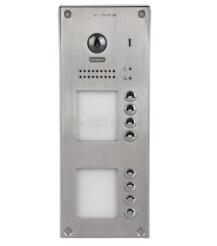 S1108A-2 -  Panel bramowy DUO 8-rodzinny z kamerą i czytnikiem kart RFID 125kHz, natynkowy - Vidos | 5907281206310
