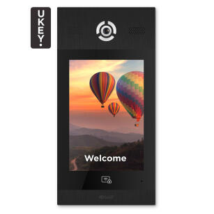 AA-14FB BLACK - Panel bramowy IP, 10" LCD, UKEY, SIP 2.0 - BasIP | 5060514912850