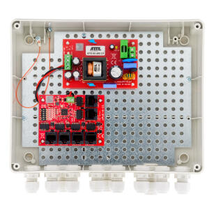 IP-5-11-L2 - Switch PoE 5 portów (5xPoE + 1 Uplink) - ATTE | IP-5-11-L2