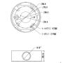 BCS-AD11 / PFA13A - Adapter montażowy do kamer kopułkowych - Dahua