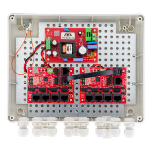 IP-9-11-L2 - Switch PoE 9 portów (9xPoE + 1 Uplink) - ATTE | IP-9-11-L2