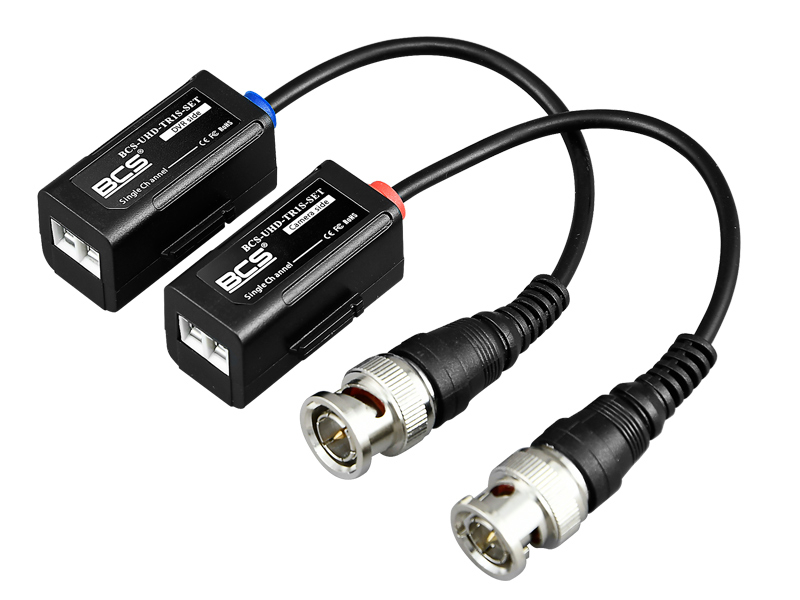 BCS-UHD-TR1S - Zestaw pasywnych transmiterów BNC na skrętkę - BCS | BCS-UHD-TR1S / 24396