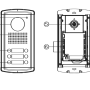 DRC-6AC2 - Kamera kolorowa 6-abonentowa - Commax