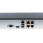 HWN-2104H-4P - Rejestrator IP PoE, 4-kanałowy, 4Mpx, H.265+ - Hikvision