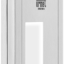 6025/PR1-RF - Kaseta zewnętrzna ze stali nierdzewnej z 1 przyciskiem, czytnikiem RFID i modułem informacyjnym serii ELITE - Miwi-Urmet | 6025/PR1-RF