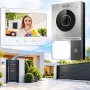 HD-VIS-02(B) - Wideodomofon 2-żyłowy WiFi, monitor dotykowy 7
