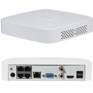 NVR4104-P-4KS2/L - Rejestrator IP 4-kanałowy, do 8MPx 4K, 1x HDD, 4x PoE - DAHUA | 6939554981456