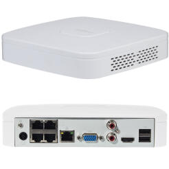 NVR4104-P-4KS2/L - Rejestrator IP 4-kanałowy, do 8MPx 4K, 1x HDD, 4x PoE - DAHUA | 6939554981456