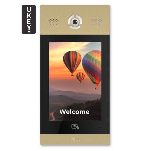 AA-14FB GOLD - Panel bramowy IP, 10" LCD, UKEY, SIP 2.0 - BasIP | 5060514912874
