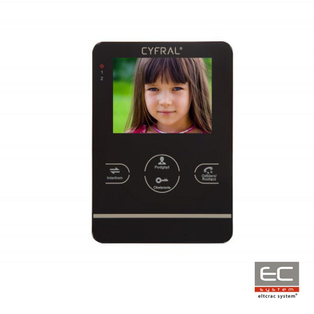 V4 - Videomonitor LCD 4” do systemu CC4000 - CYFRAL | V4