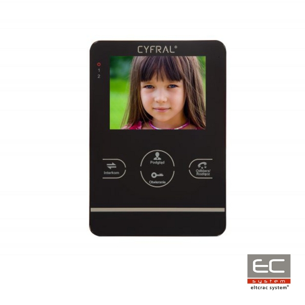 V4 - Videomonitor LCD 4” do systemu CC4000 - CYFRAL | V4