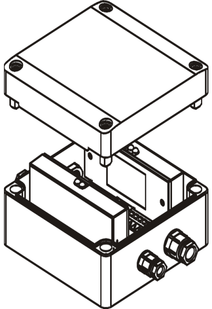 2xEKS - Obudowa podwójna do EKS-4001 - POLON-ALFA | 2xEKS