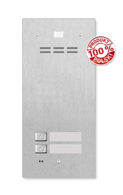 FAM-P-2NP - Panel do instalacji cyfrowych, 2 przyciski wywołania - ACO | FAM-P-2NP