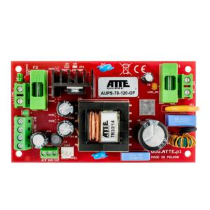 AUPS-70-120-OF - Zasilacz buforowy impulsowy 230V AC - 12V DC, 6A, 72W - ATTE | 5902143690986