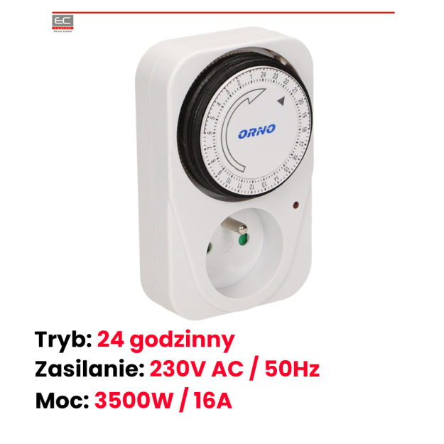 OR-PRE-415 - Programator czasowy mechaniczny, french - ORNO | OR-PRE-415