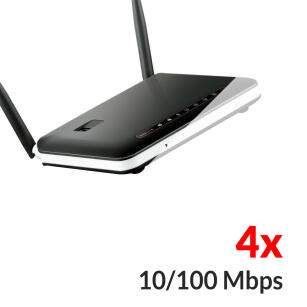 5x 10/100Mbps - DWR-116 (N300) - Router bezprzewodowy 300Mb/s 3G/4G/LTE - D-LINK | DWR-116 (N300)