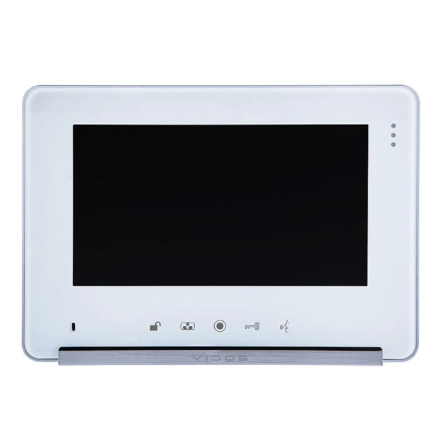 M690W - Monitor kolorowy 7” LCD bezsłuchawkowy, biały - Vidos | 5907281201186