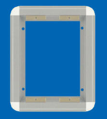 03X0302A - Ramka do 2 kaset 1-rzędowych / 2-rzędowych - Mifon