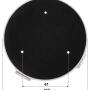 PFA136-BLACK - Adapter montażowy do kamer kopułkowych - Dahua | PFA136-BLACK
