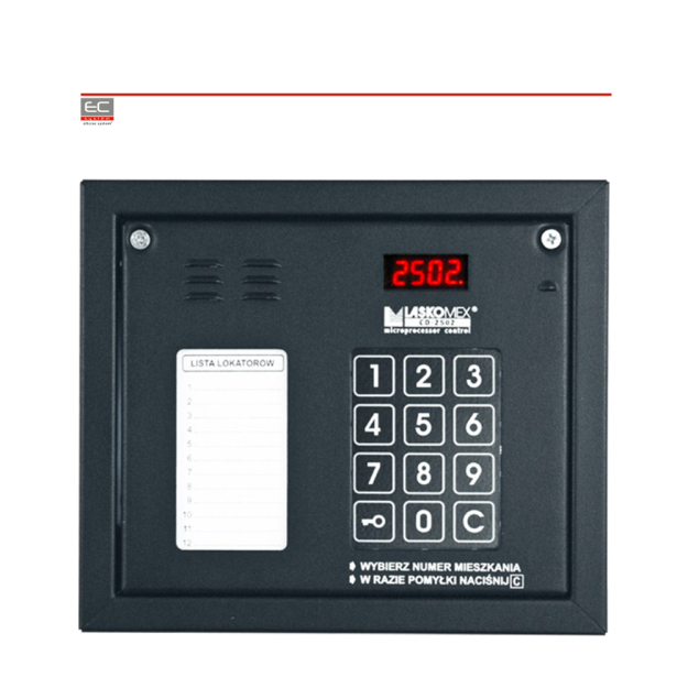 CP-2502NP - Panel zewnętrzny z listą lokatorów - Laskomex | CP-2502NP