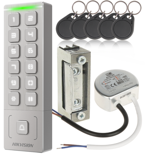 DS-K1T809MX KD1 KIT - Zestaw kontroli dostępu, szyfrator, czytnik Mifare - Hikvision | DS-K1T809MX KD1 KIT