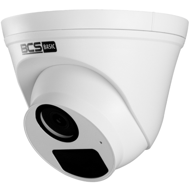 BCS-B-EIP15FR3(2.0) - Kamera kopułkowa IP, 5Mpx, 2.8mm, IR30m, Mikrofon - BCS Basic | BCS-B-EIP15FR3(2.0)