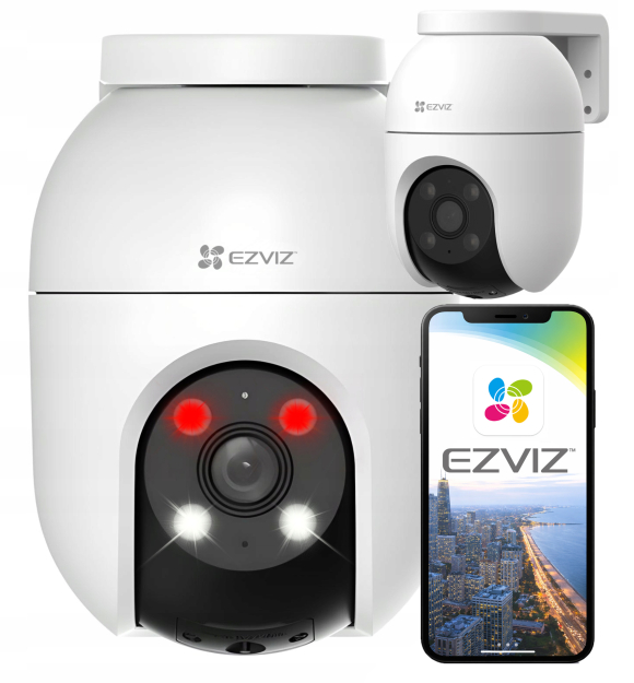 C8c 1080p - Kamera obrotowa WiFi, 2Mpx, IR30m, Dual Light, Autotracking - EZVIZ | 6941545633503