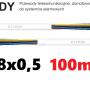 Przewód alarmowy YTDY 8x0,5mm - Bitner