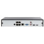 NVR4104HS-P-4KS2 - Rejestrator 4 kanałowy PoE, 8Mpx, 4K, IP, 1xHDD, H.265 - DAHUA