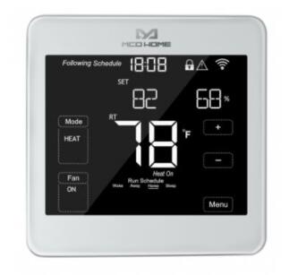 MH-F500 - Termostat do pompy/ klimatyzatora Z-Wave - MCOHome | MH-F500