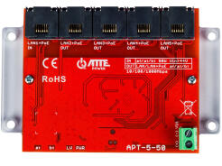 APT-5-50 - Gigabitowy switch PoE 5 portowy, 90W, extender - ATTE | 5902143691389