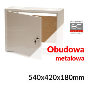 TPR-6 - Obudowa metalowa 520x420x180mm | R90560