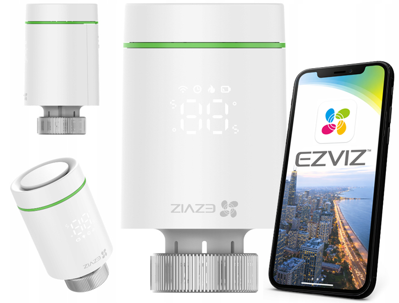 CS-T55 - Inteligentny termostat grzejnikowy - EZVIZ | CS-T55
