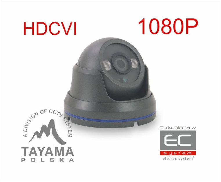 CVI-2024IRC2/R-B W - Kamera kopułkowa 2.0 Mpix HD-CVI - Tayama