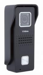 S6B - Panel bramowy 1-rodzinny z kamerą, natynkowy, czarny - Vidos | 5907281202015