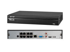 BCS-L-NVR0801-4KE-8P - Rejestrator IP 8-kanałowy, do 8Mpx, 1x HDD, PoE - BCS LINE | BCS-L-NVR0801-4KE-8P