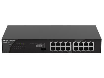 RG-ES116G - Switch sieciowy 16x RJ45 10/100/1000Mbps, niezarządzalny - Reyee by Ruijie | RG-ES116G