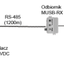 MUSB-1/1 - Aktywny przedłużacz myszy na odległość 1200m - EWIMAR - 2