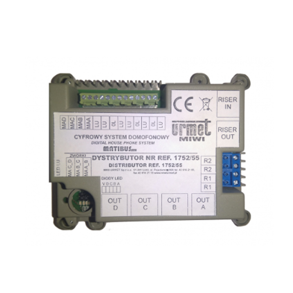 1752/55 - Dystrybutor wideo Matibus SE  - Miwi-Urmet | 1752/55