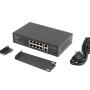 RSFE-8P-2GE-60 - Switch PoE 10-portowy - Lanberg