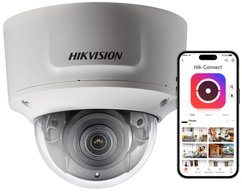 DS-2CD2745FWD-IZS - Kamera kopułkowa IP, 4Mpix, 2.8-12mm motozoom, True WDR, IK10, H.265+, PoE - HIKVISION | 6954273688363