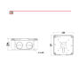 BCS-P-A61 / BCS-P-A61-G - Adapter montażowy do kamer serii POINT - BCS POINT - 6