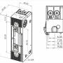 WIELKA wyprzedaż - SE000222 - Elektrozaczep symetryczny 8-12V AC / DC -  SeWoSy - 4