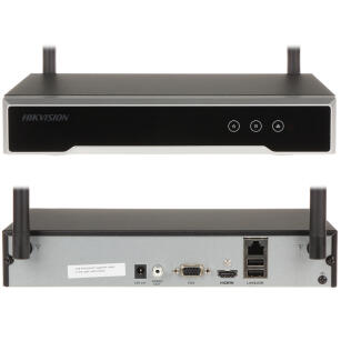 DS-7104NI-K1/W/M - Rejestrator 4-kanałowy IP, WiFi, do 4Mpx - Hikvision | 695427368169