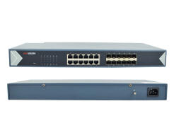 DS-3E0524TF - Switch 24-portowy, 12x RJ45 + 12xSFP, Gigabit - Hikvision | 6954273682897