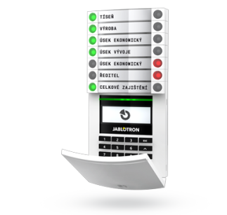 JA-114E - Klawiatura LCD z czytnikiem RFID BUS - Jablotron | JA-114E